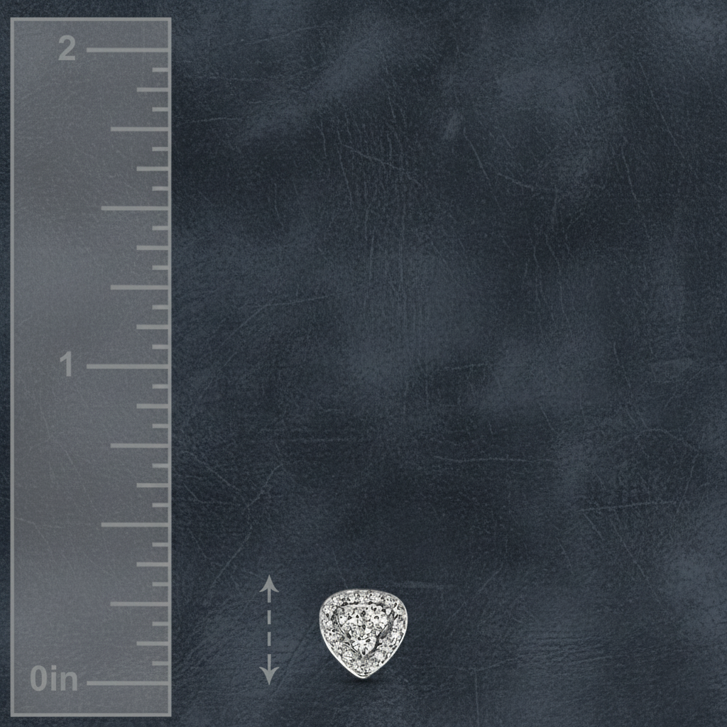 Unique Triangle Diamond Statement Necklace