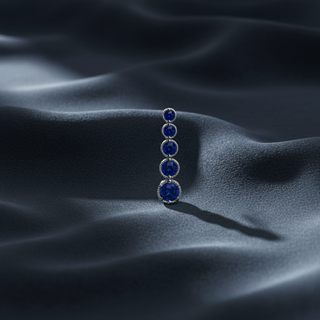 Elegant Sapphire Drop Earrings