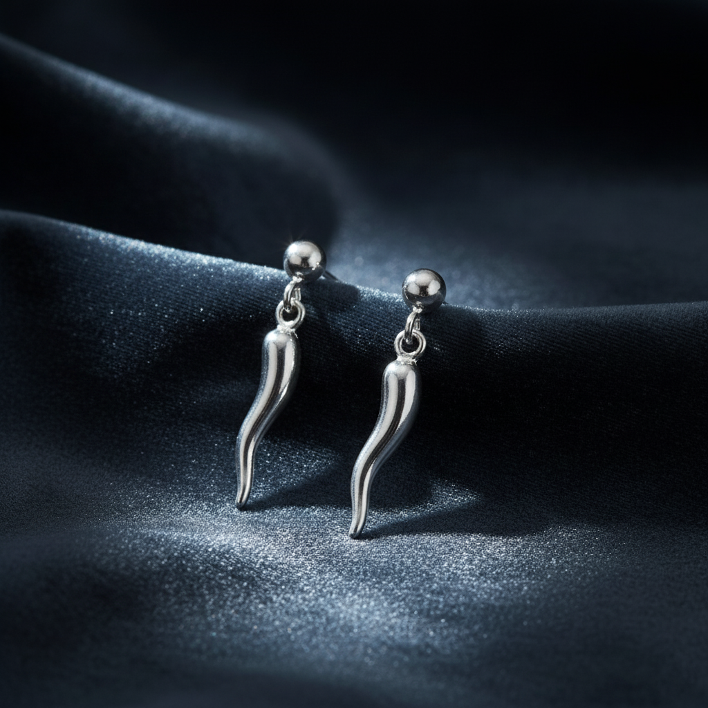 Good Luck Sterling Silver Earrings