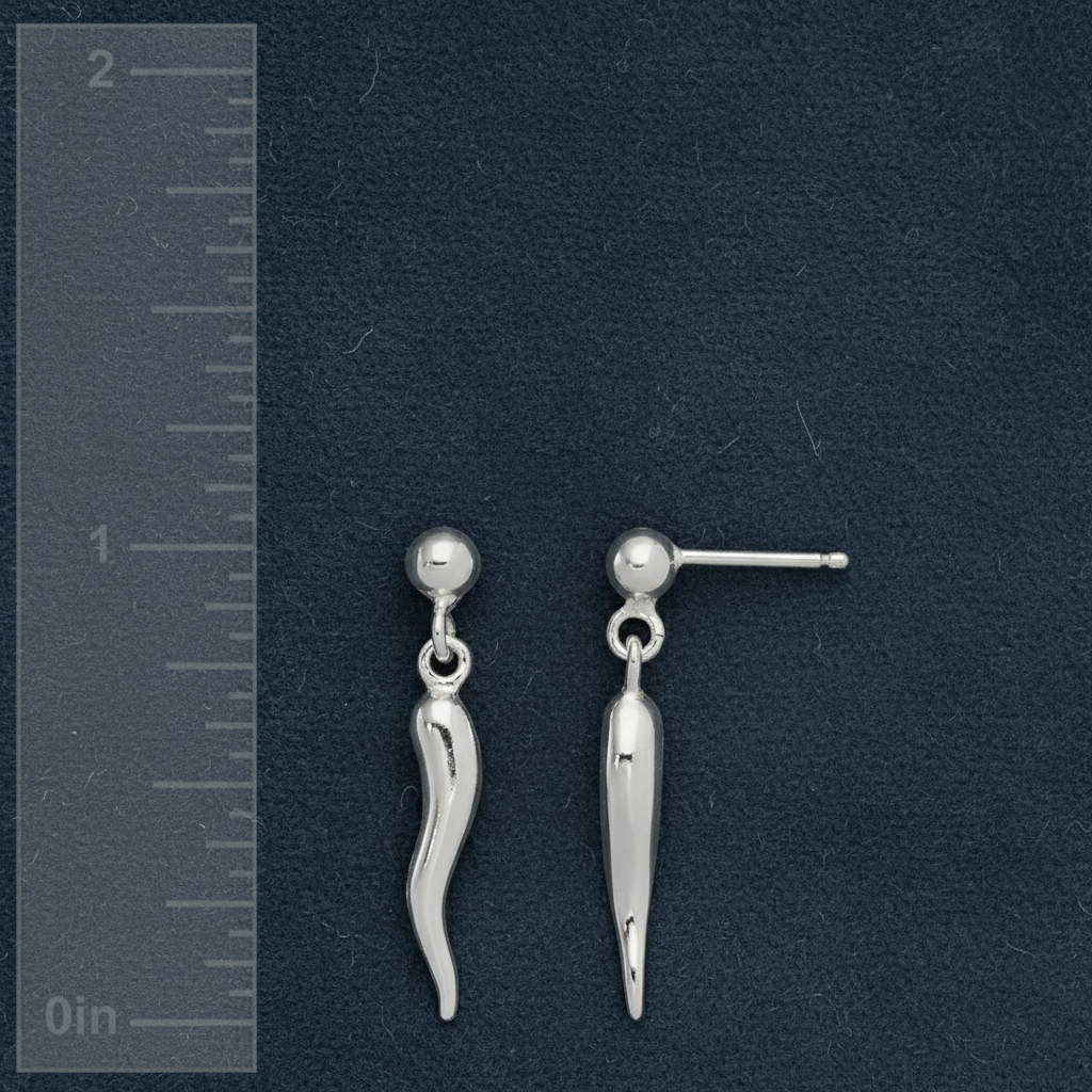 Good Luck Sterling Silver Earrings