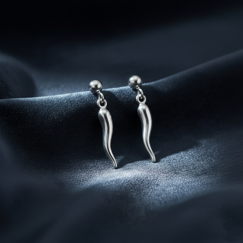 Good Luck Sterling Silver Earrings