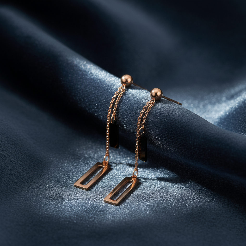 Bold Geometric Drop Earrings