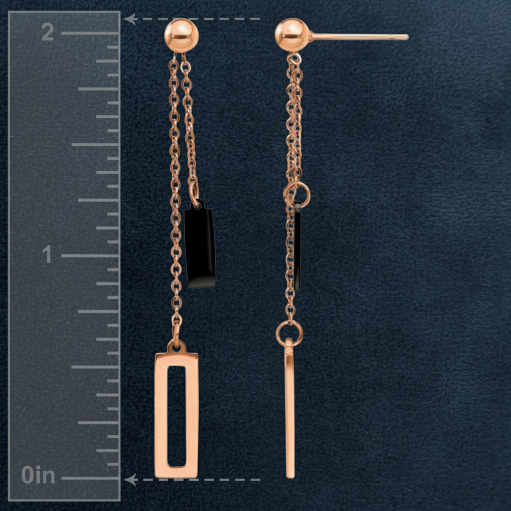 Bold Geometric Drop Earrings