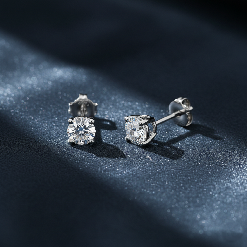 Brilliant Lab Grown Diamond Stud Earrings