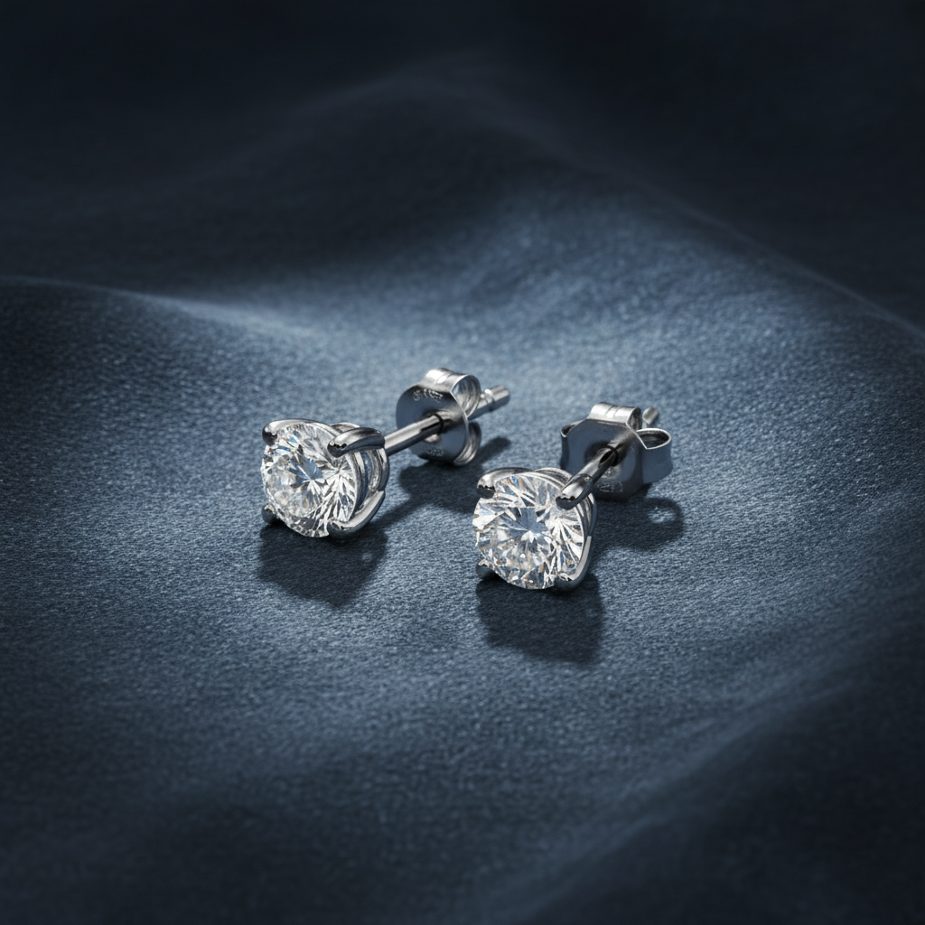 Brilliant Lab Grown Diamond Stud Earrings