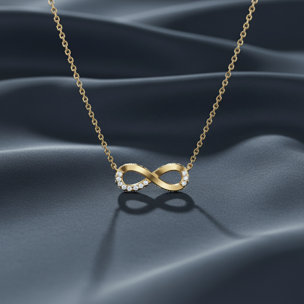 Symbolic Never-Ending Love Pendant Necklace