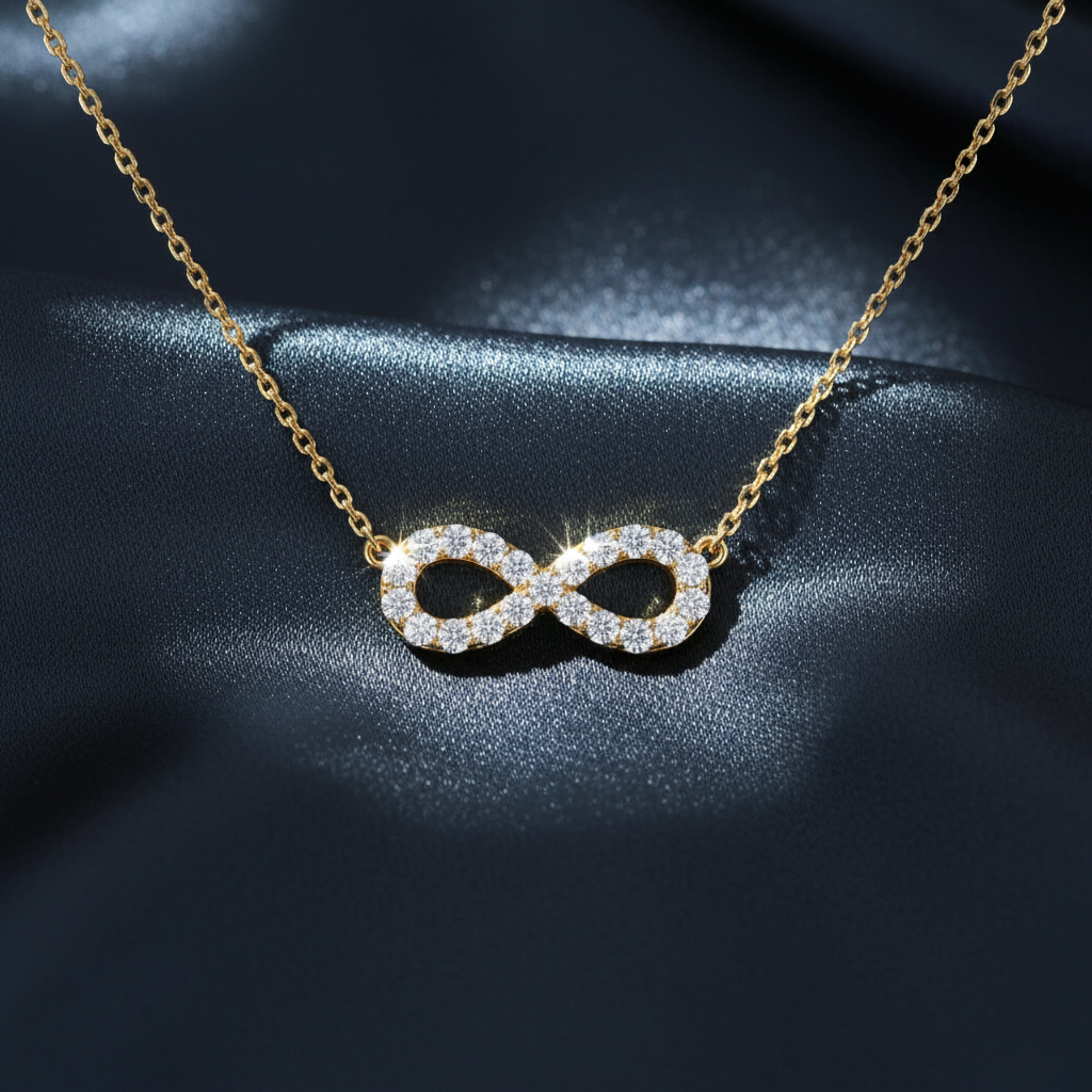 Symbolic Never-Ending Love Pendant Necklace