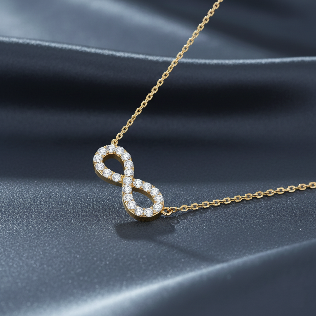 Symbolic Never-Ending Love Pendant Necklace