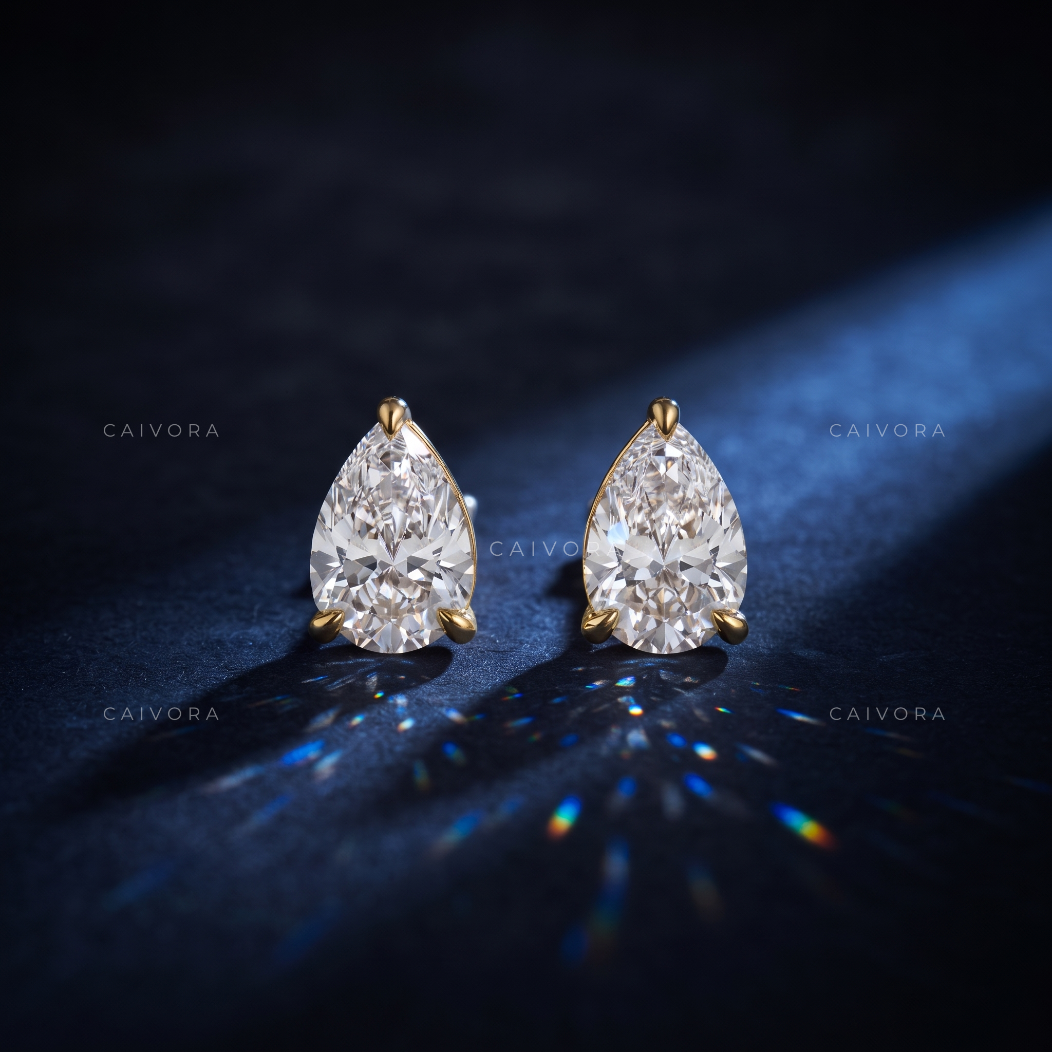 Graceful Teardrop Classic Contemporary Studs