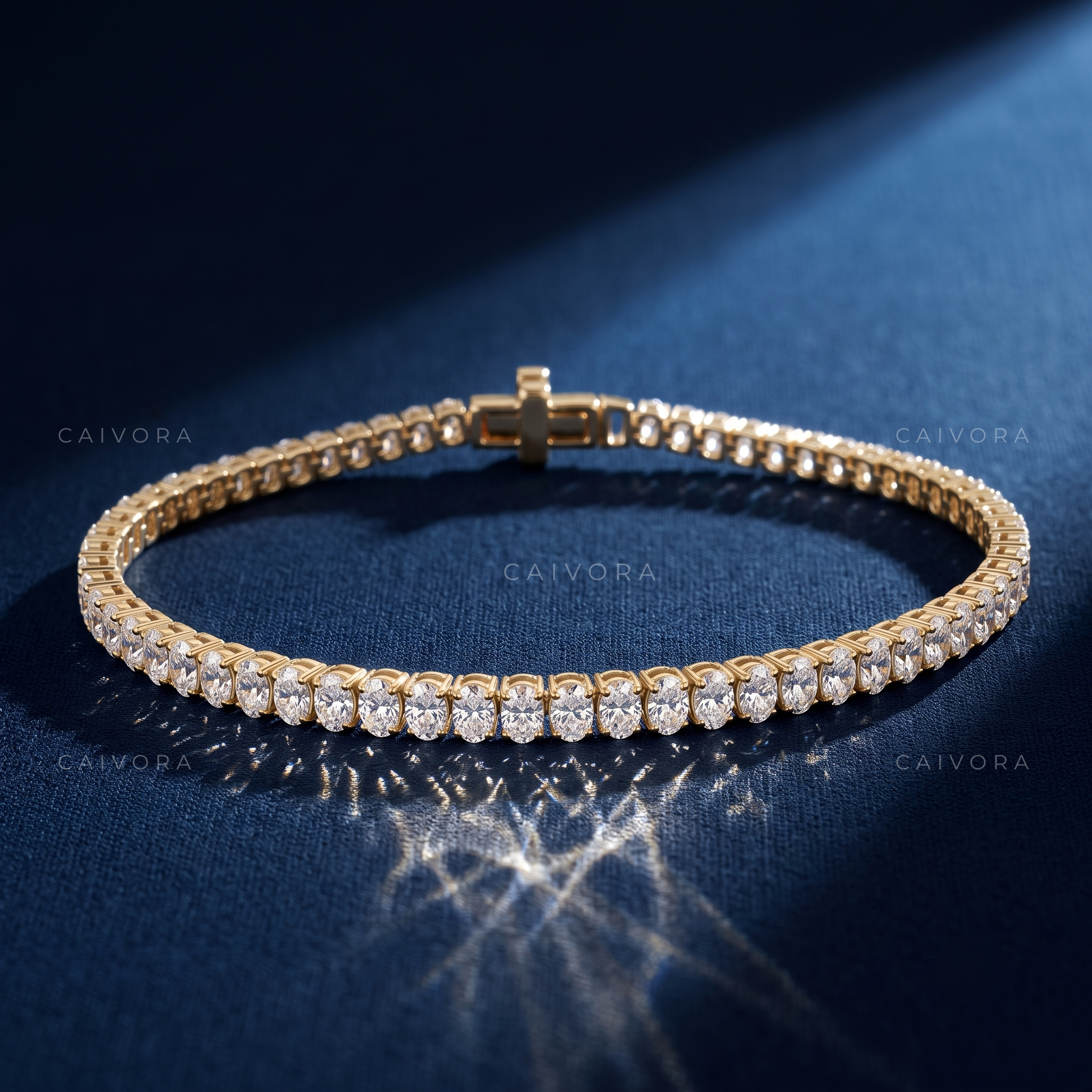 Oval Brilliance Tennis Bracelet