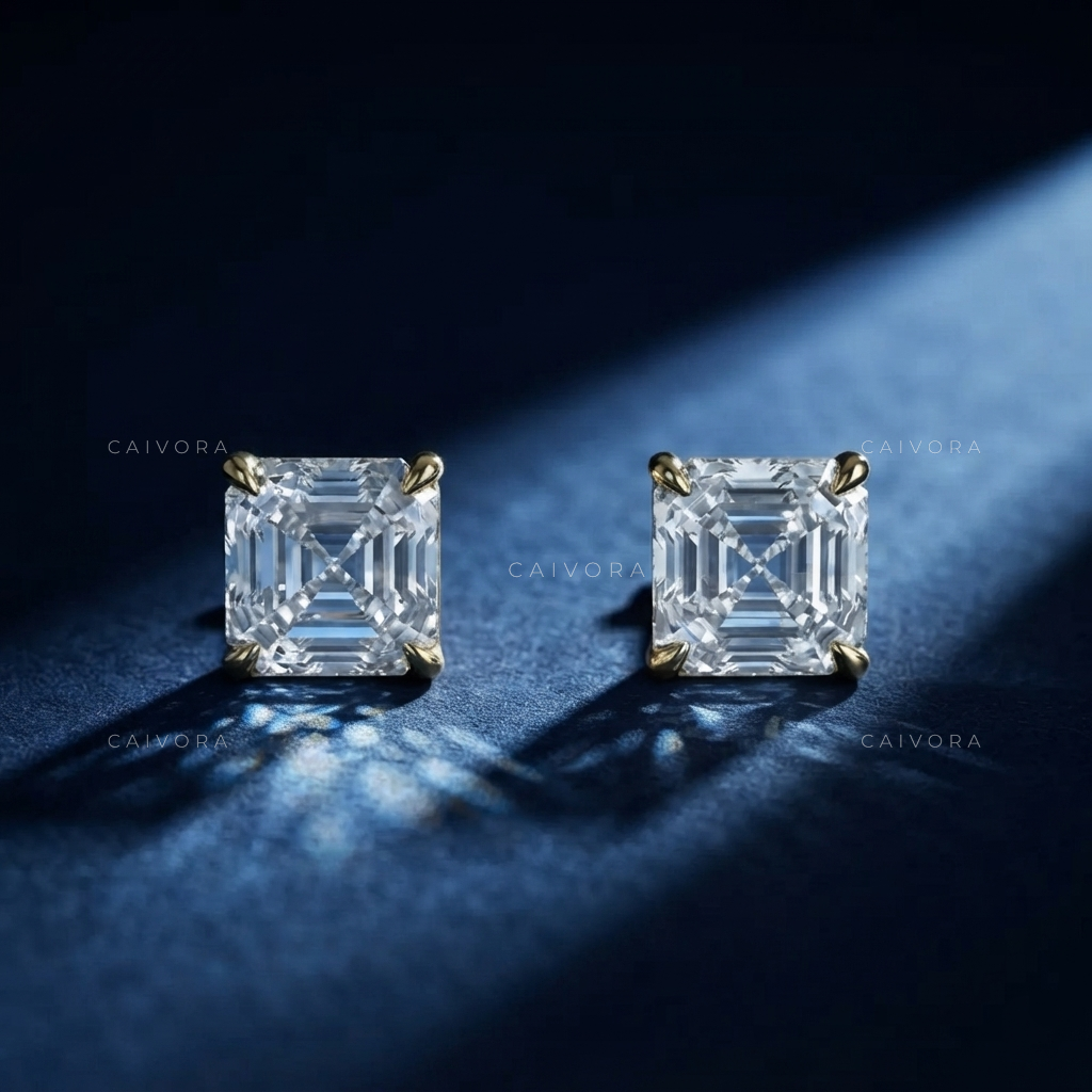 Concentric Facet Vintage-Modern Classic Earrings