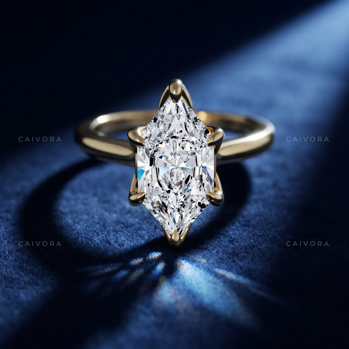 Dutch Marquise Cut Hidden Halo Pavé Tulip Engagement Ring