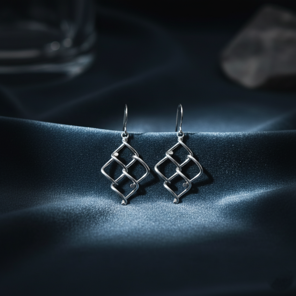One-of-a-Kind White Gold Drops