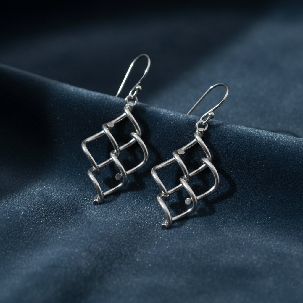 One-of-a-Kind White Gold Drops
