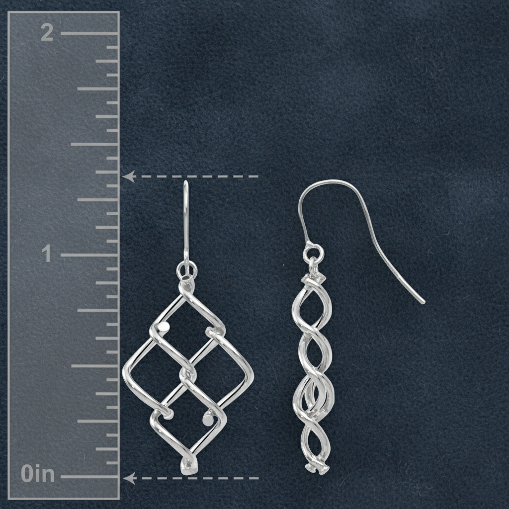 One-of-a-Kind White Gold Drops