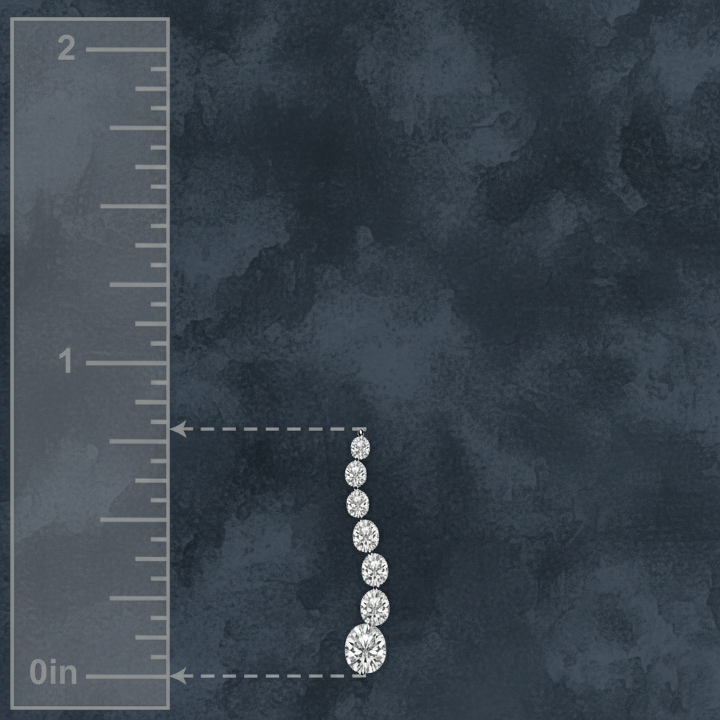 Seven-Stone Symbol of Growth Diamond Necklace