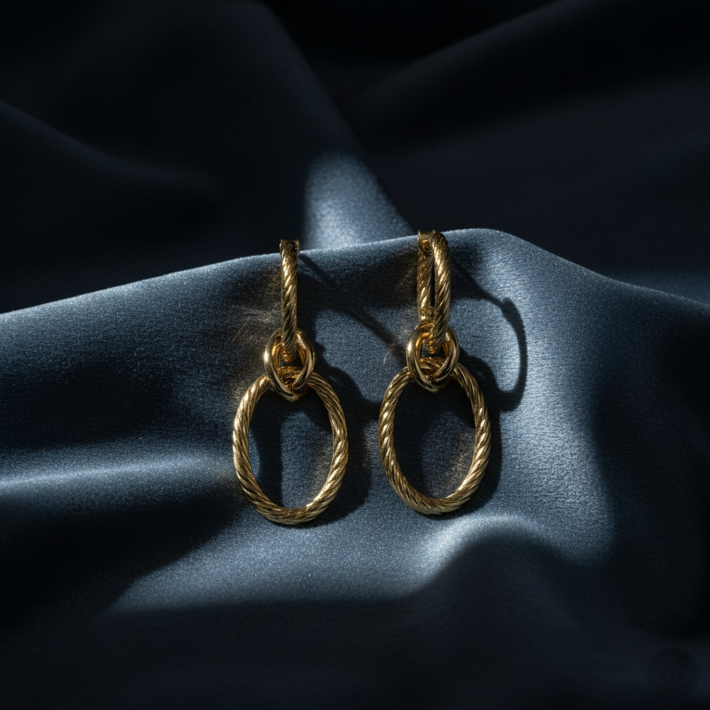 Classic Love Knot Drop Earrings