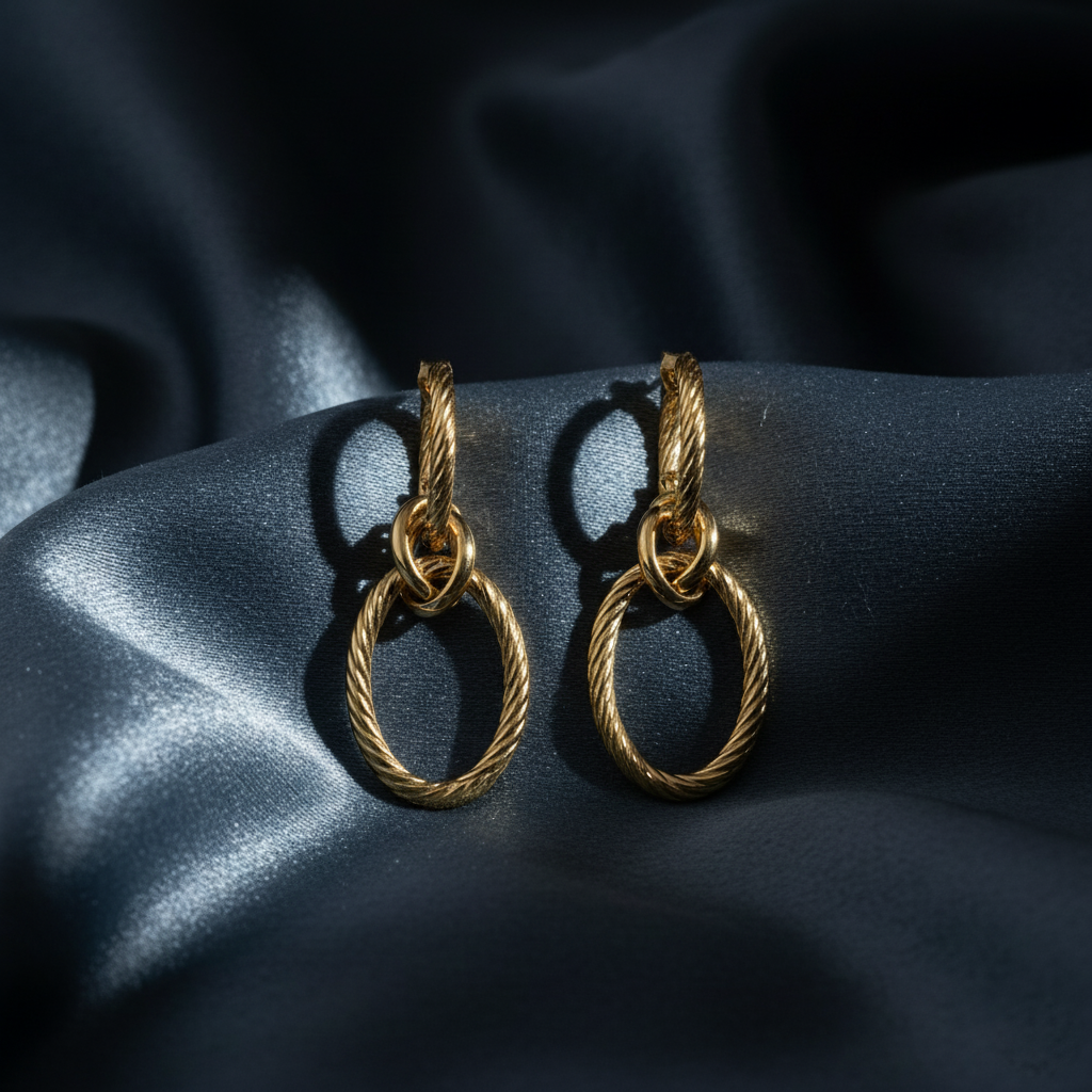 Classic Love Knot Drop Earrings