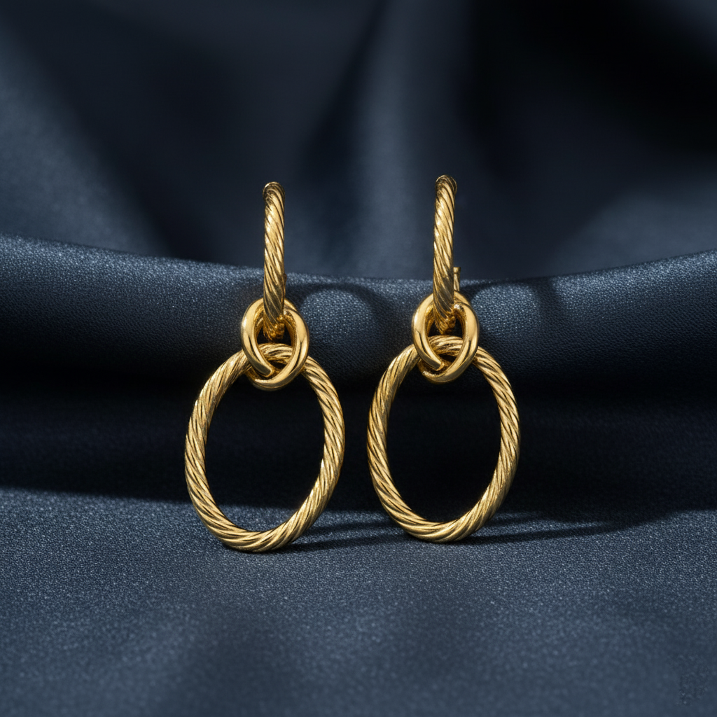 Classic Love Knot Drop Earrings