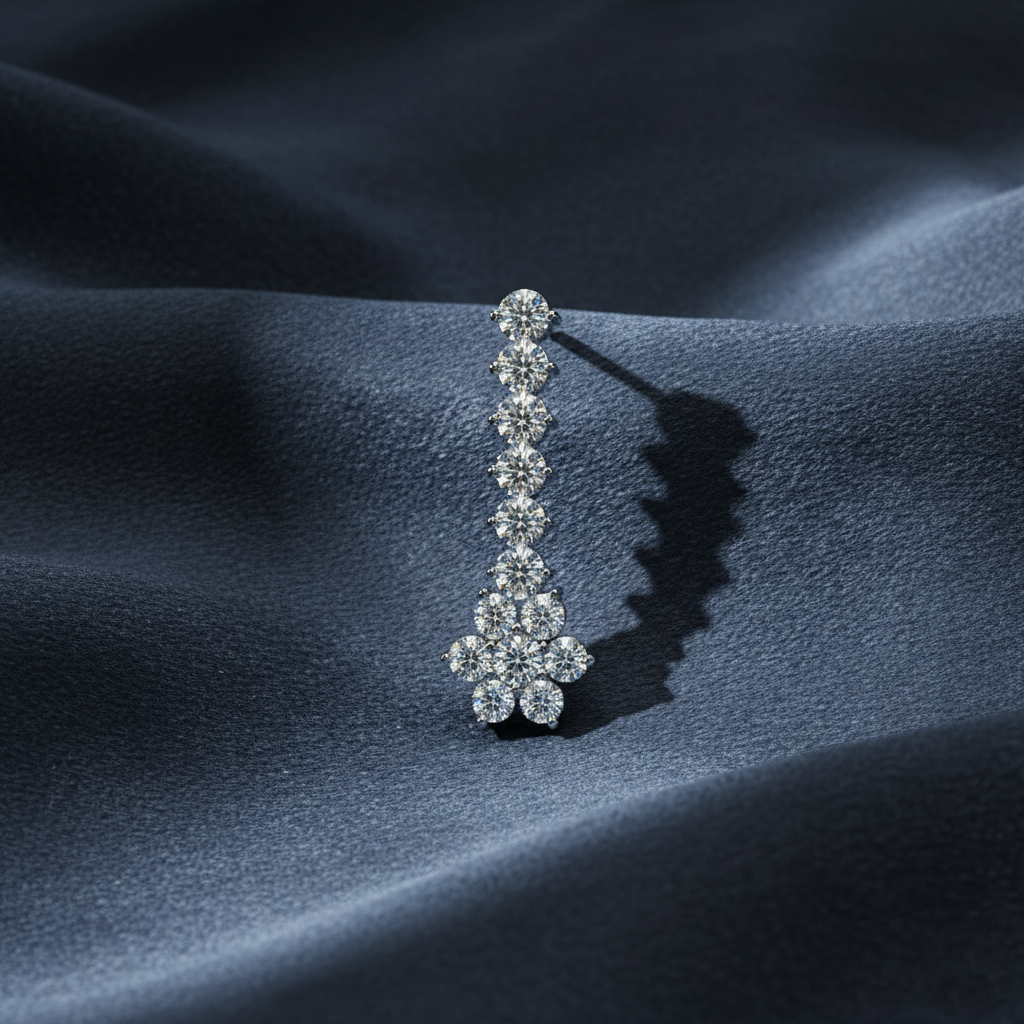 Glamorous Dangle Diamond Earrings