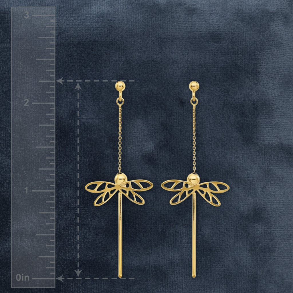 Whimsical Dragonfly Dangle Earrings