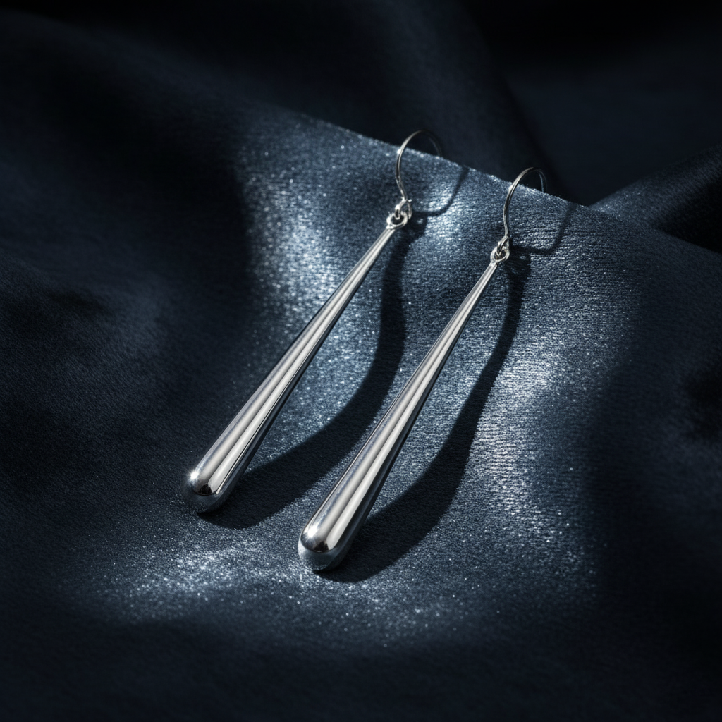 Elegant Long Teardrop Dangle Earrings