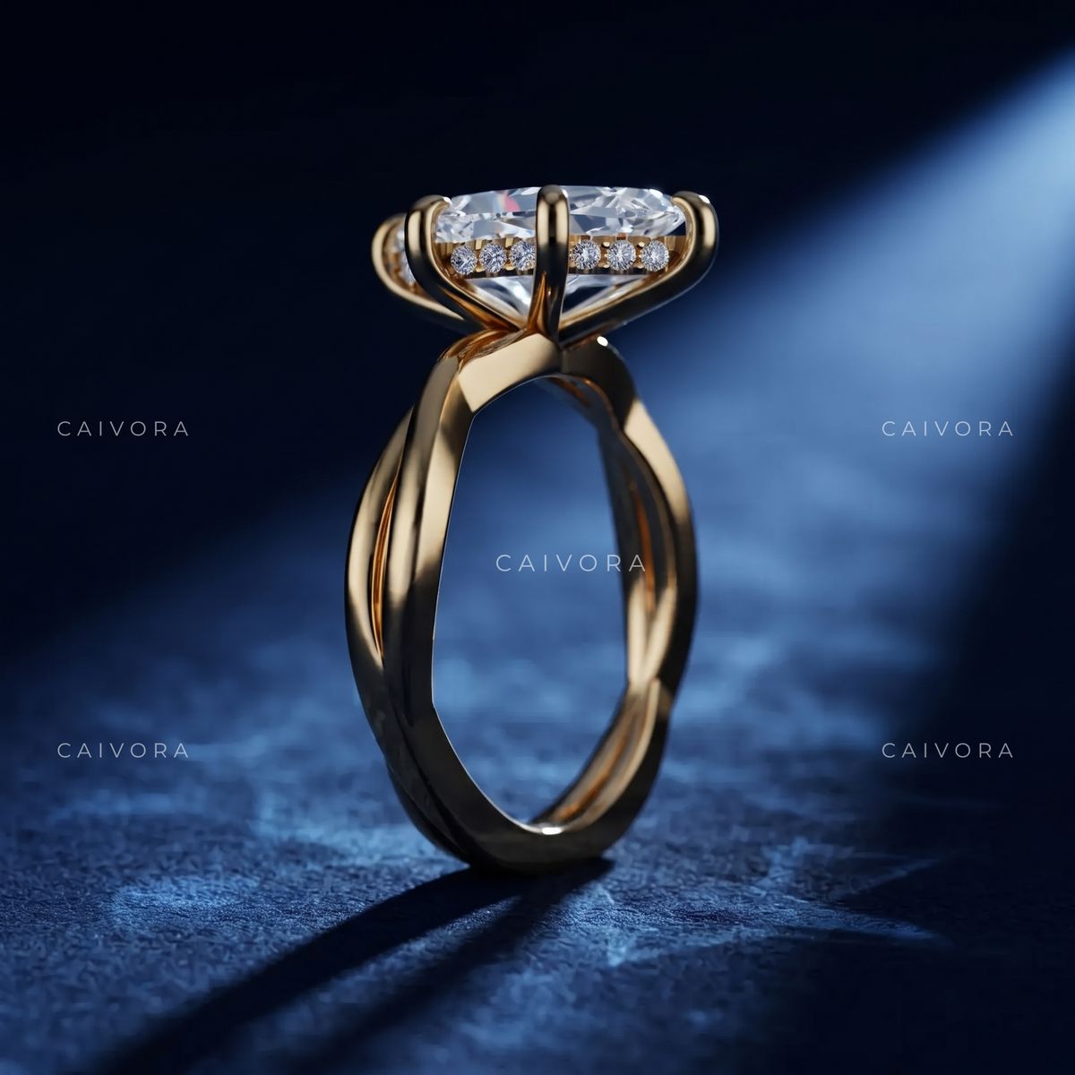 Distinctive Geometry with a Hexagonal Marquise Center