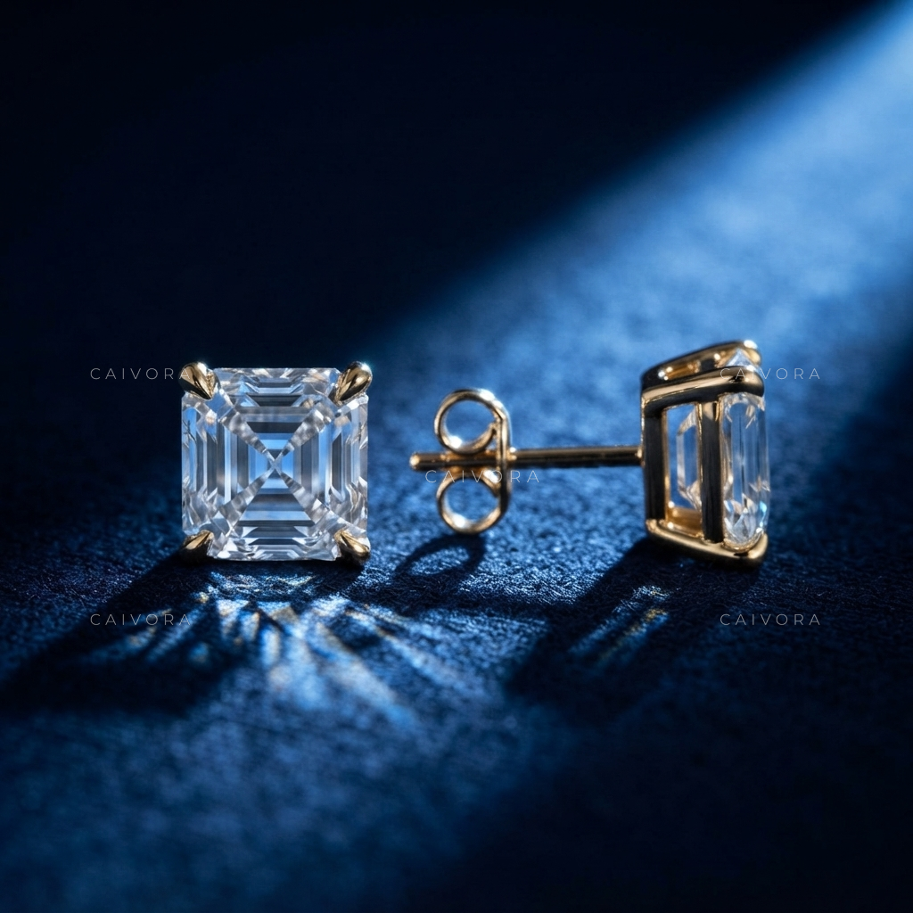 Concentric Facet Vintage-Modern Classic Earrings