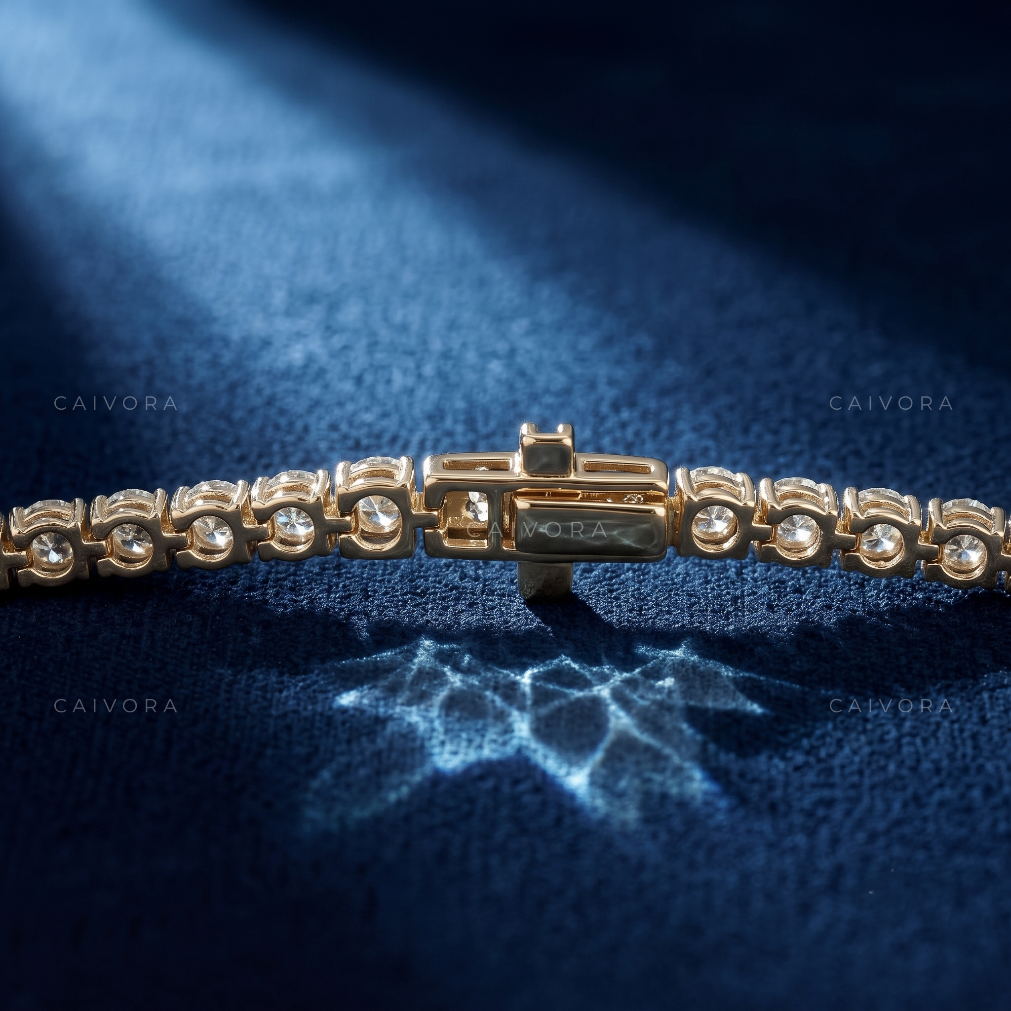 Floral Diamond Tennis Bracelet