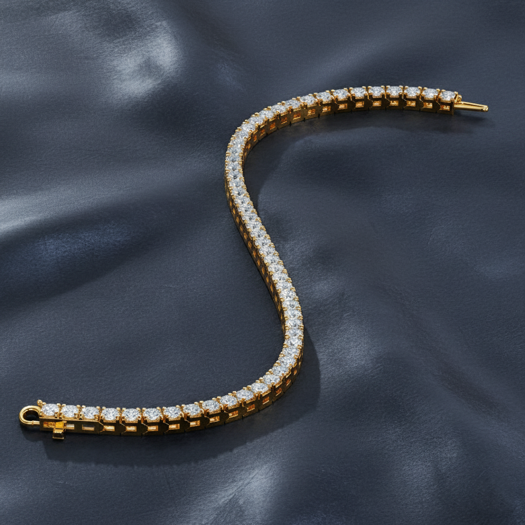 Masterfully Cut Lab Diamond Luxury Bracelet