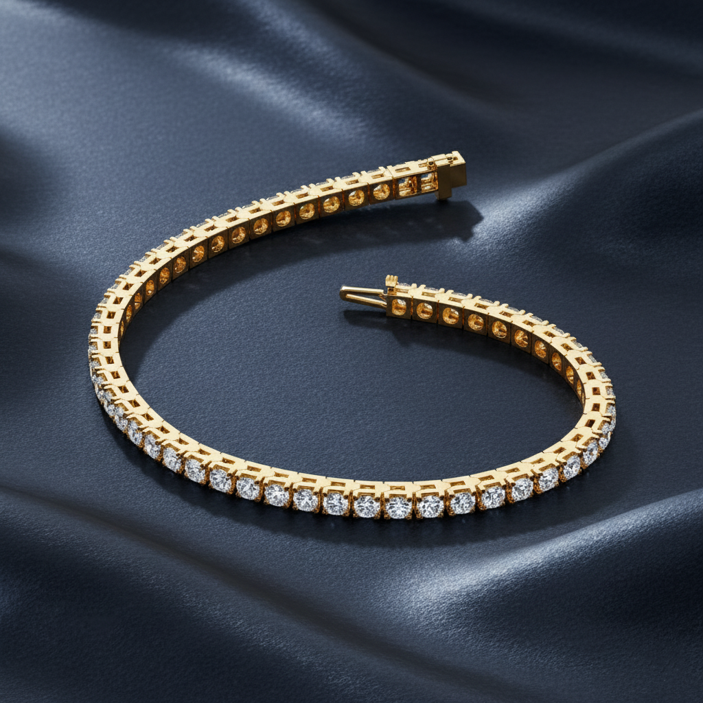 Masterfully Cut Lab Diamond Luxury Bracelet