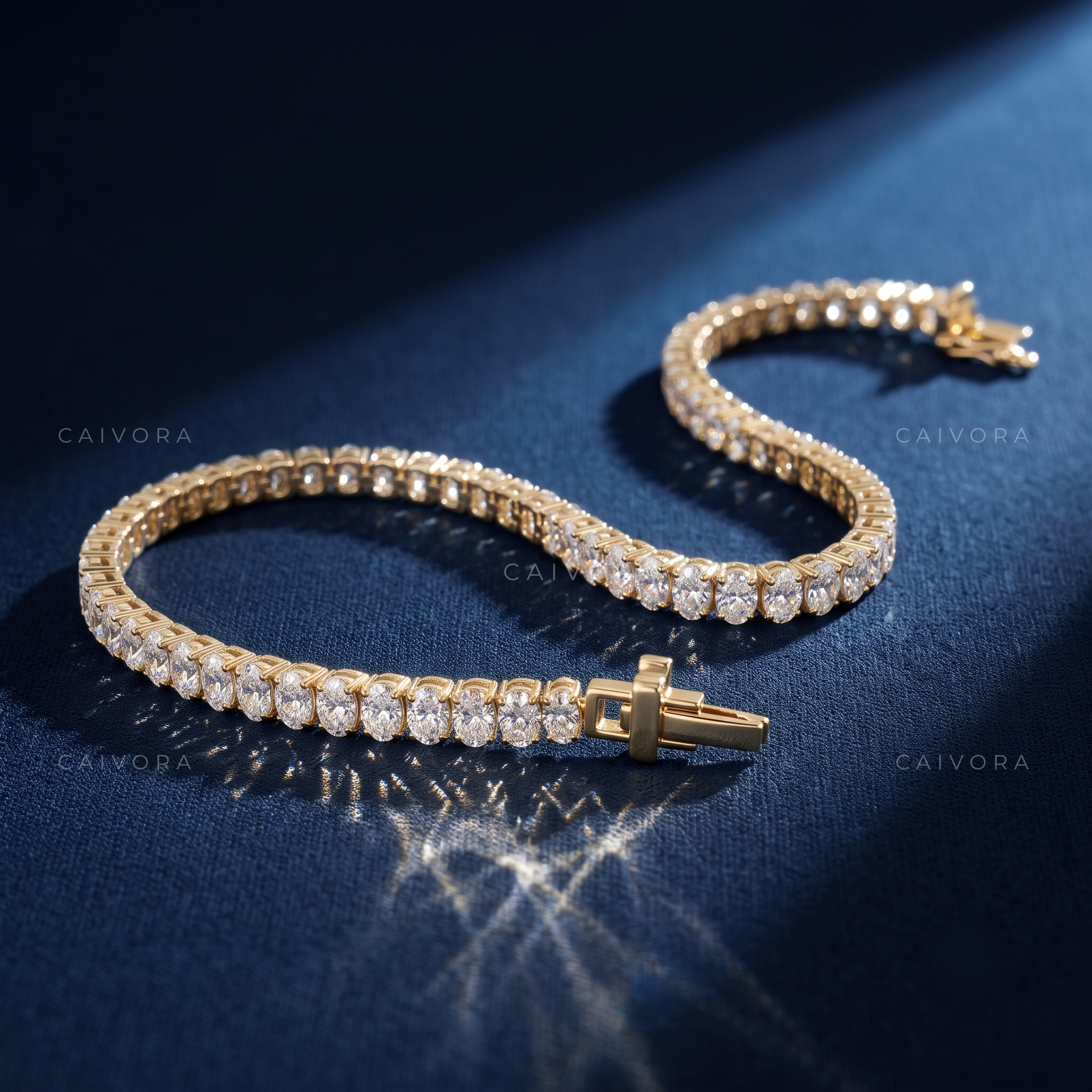 Oval Brilliance Tennis Bracelet