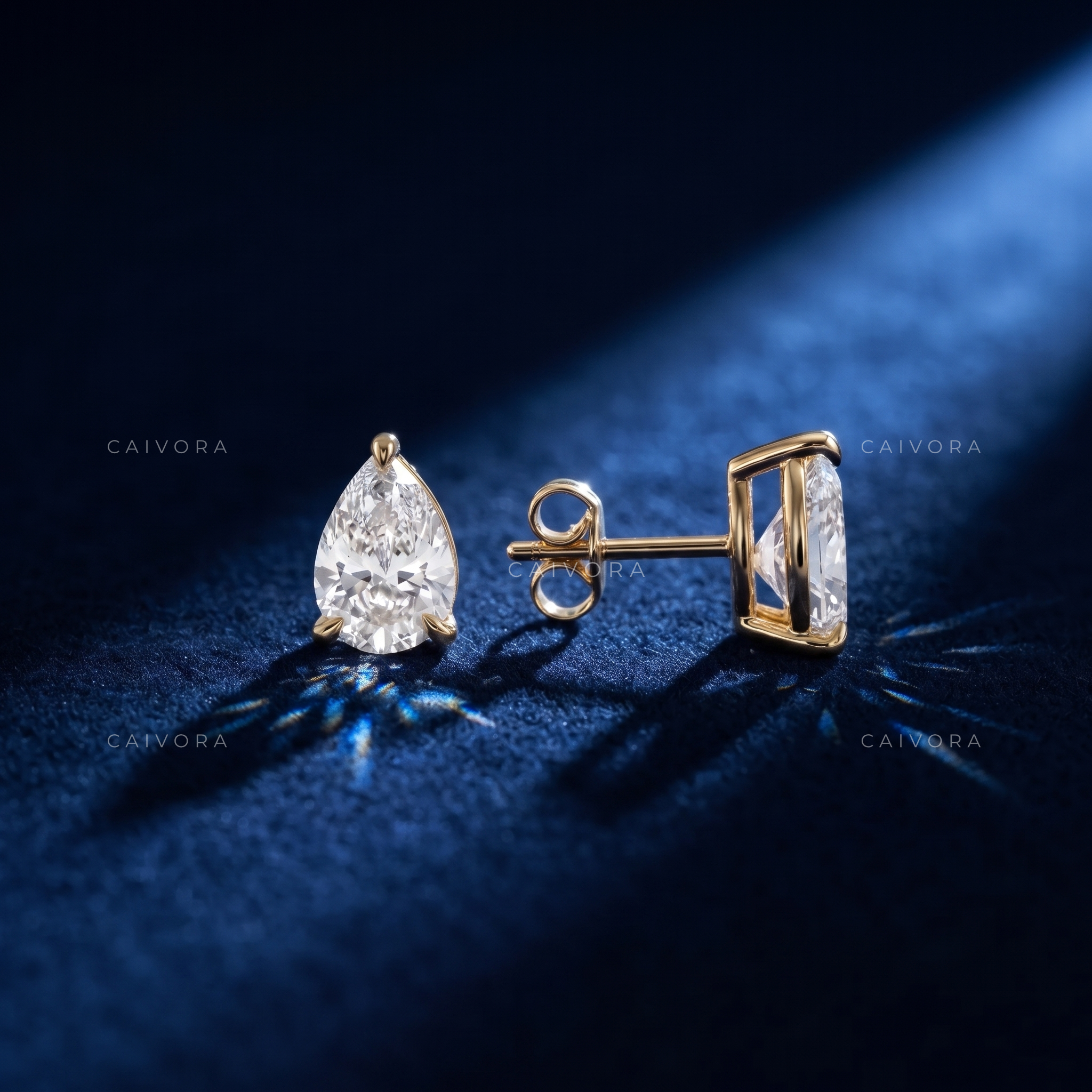 Graceful Teardrop Classic Contemporary Studs