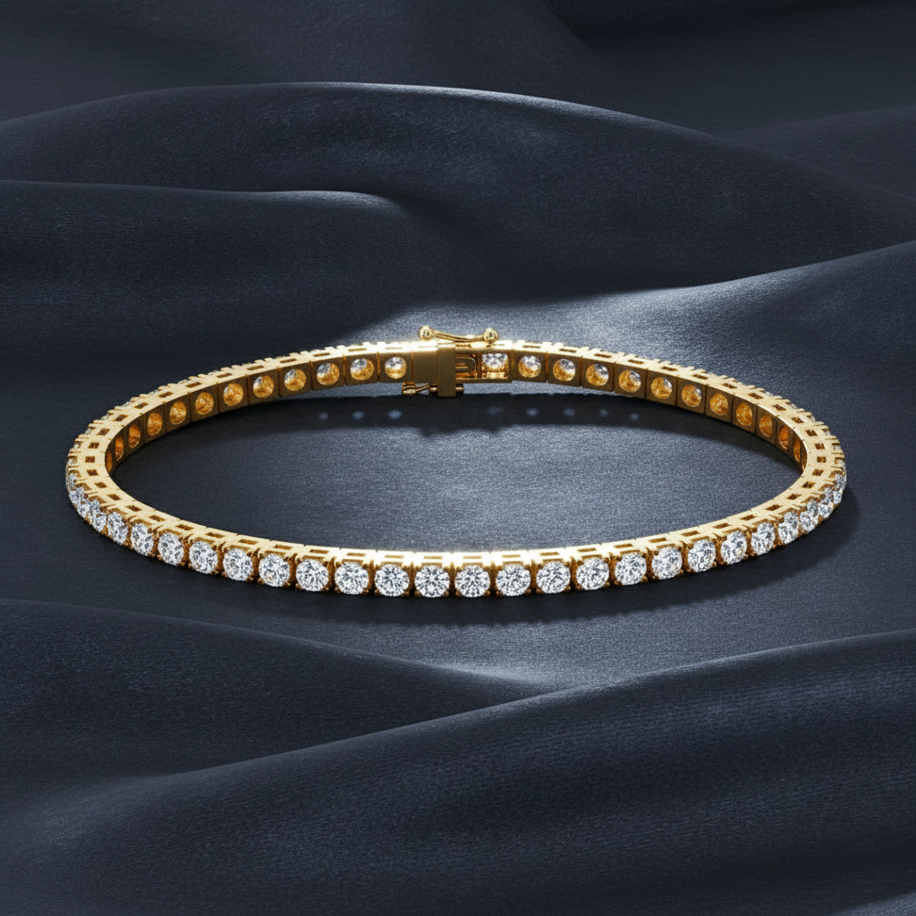 Masterfully Cut Lab Diamond Luxury Bracelet
