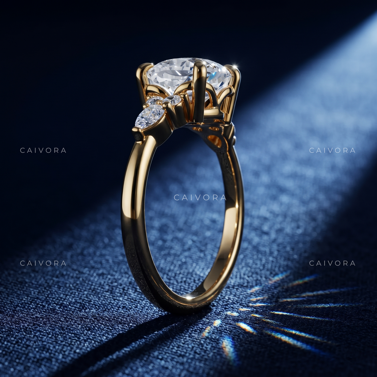 Timeless Triana Engagement Ring Designed with a Cushion Cut Center