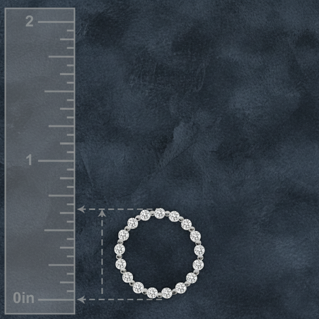 Sparkling Diamond Circle Pendant Necklace