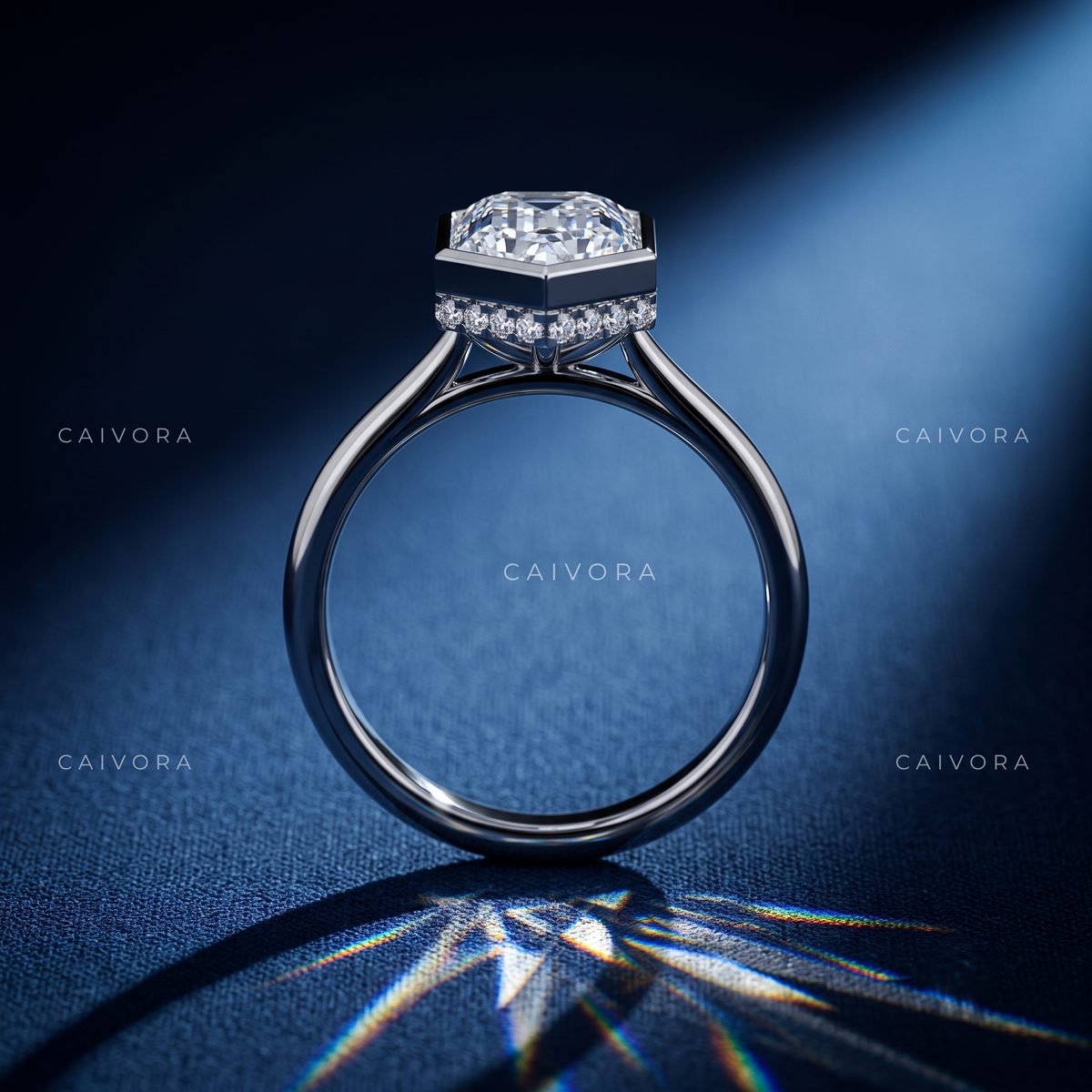 Contemporary Geometry with an Elongated Hexagon Center