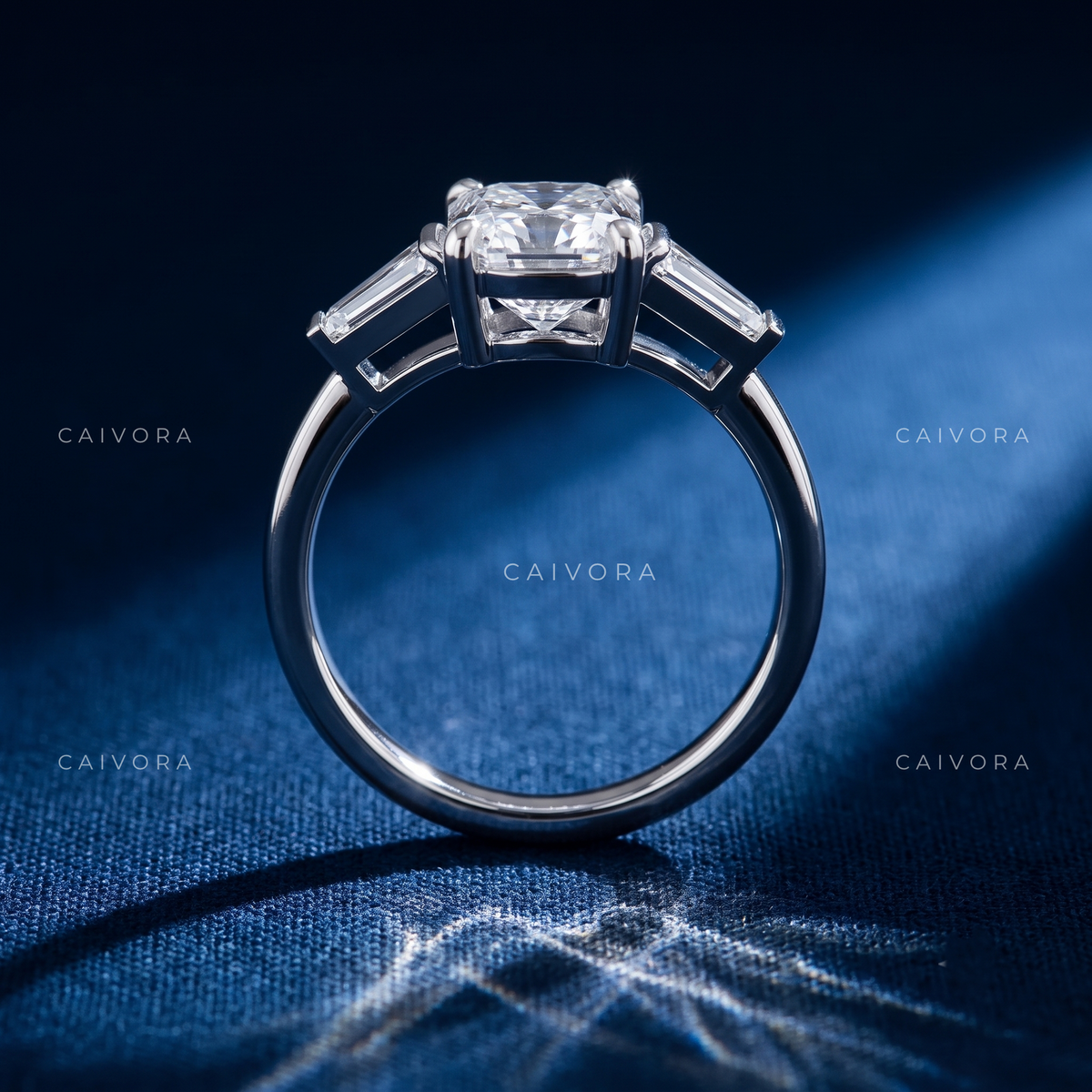 Graceful Proportions with an Elongated Cushion Cut Center
