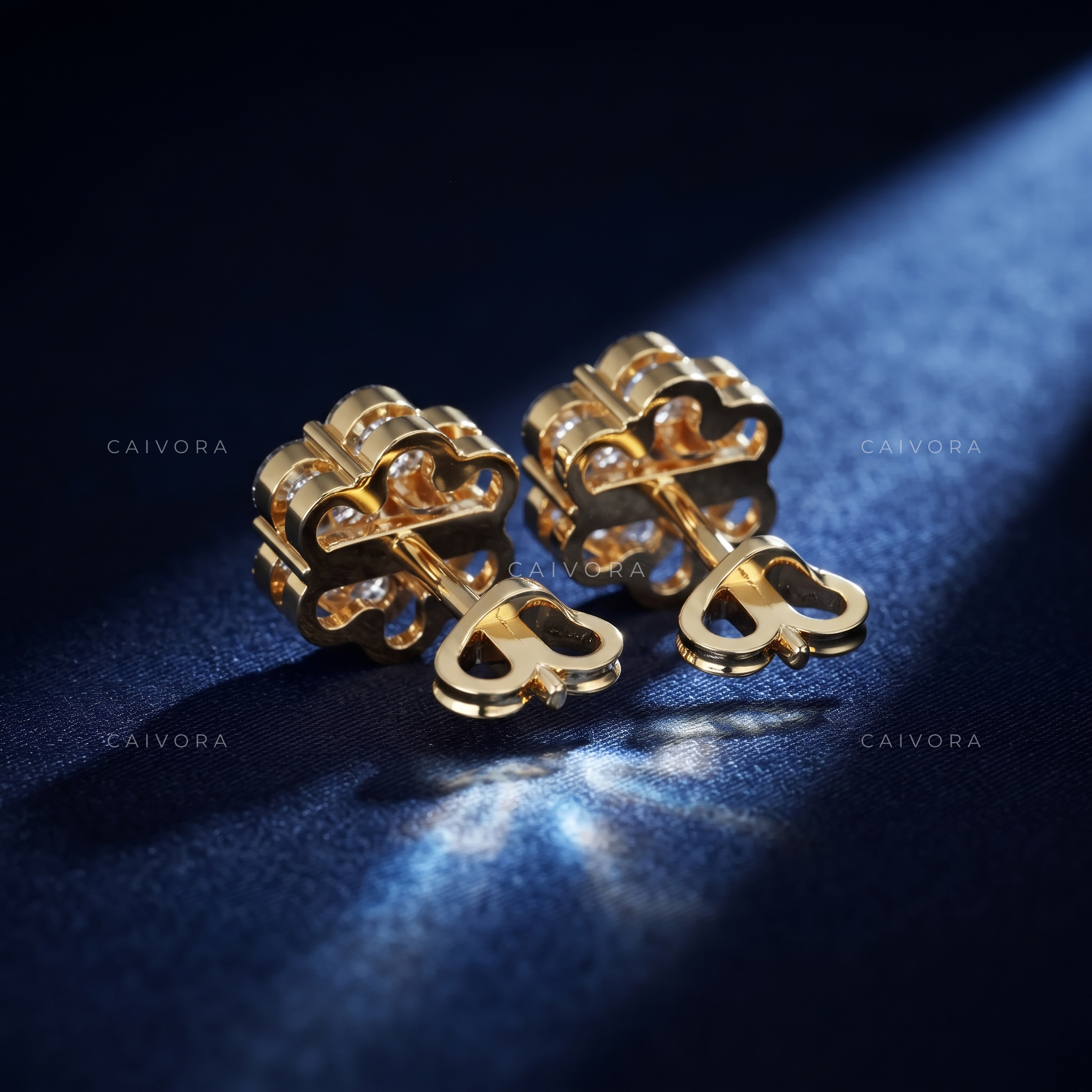 Radiant Petal Cluster Fine Jewelry Earrings