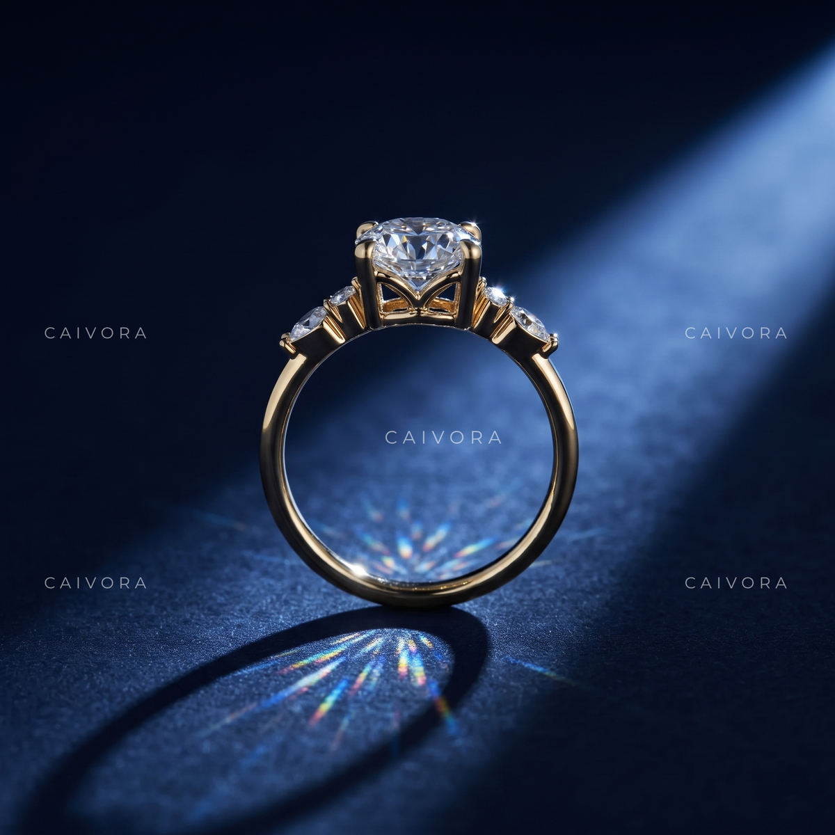 Timeless Triana Engagement Ring Designed with a Cushion Cut Center