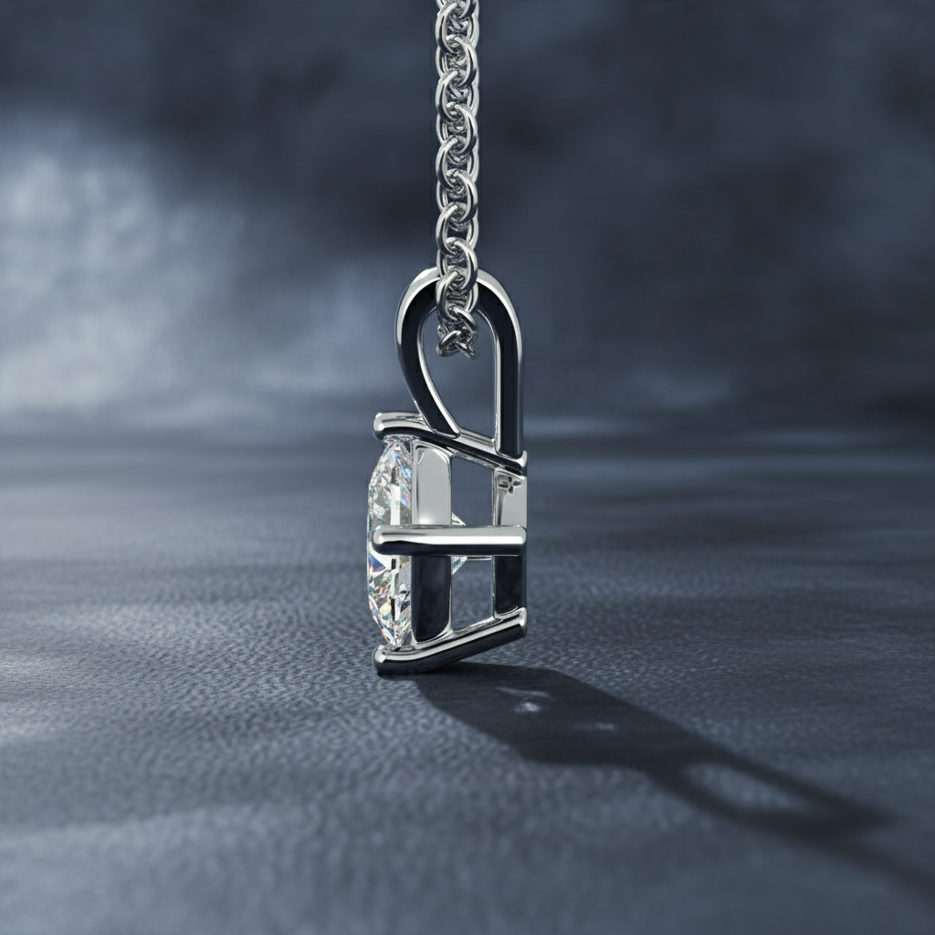 Sophisticated Step Cut Accent Necklace