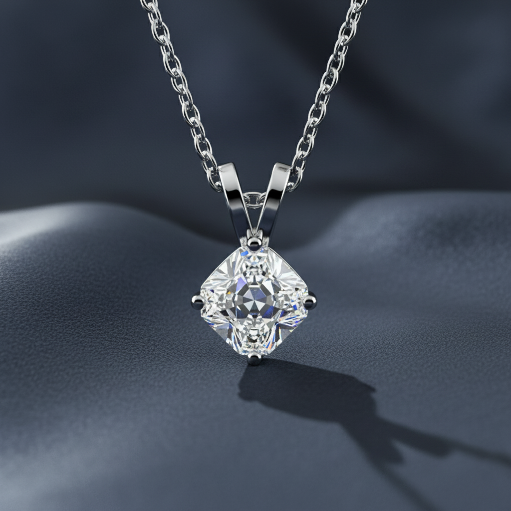 Sophisticated Step Cut Accent Necklace