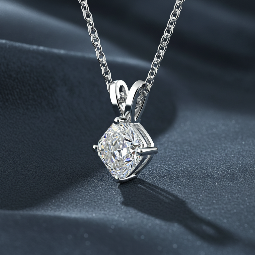 Sophisticated Step Cut Accent Necklace