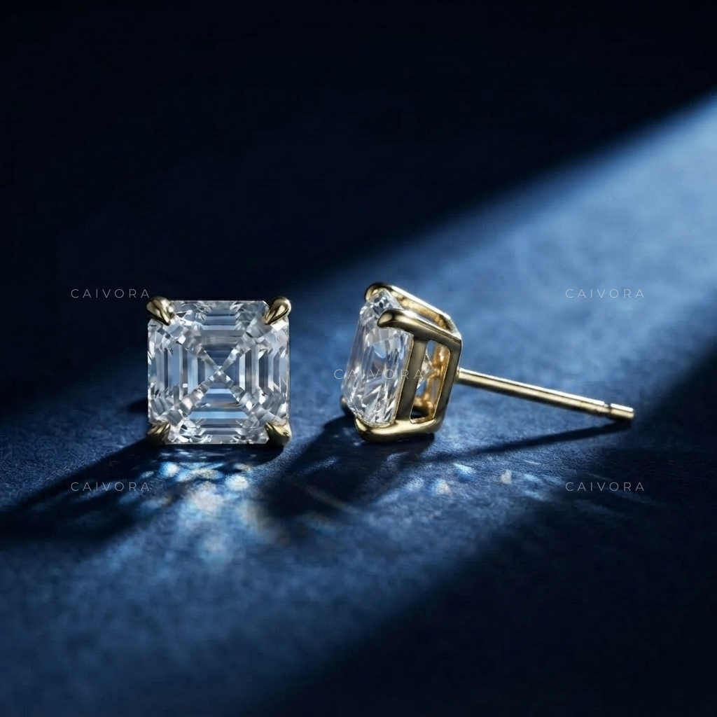Concentric Facet Vintage-Modern Classic Earrings