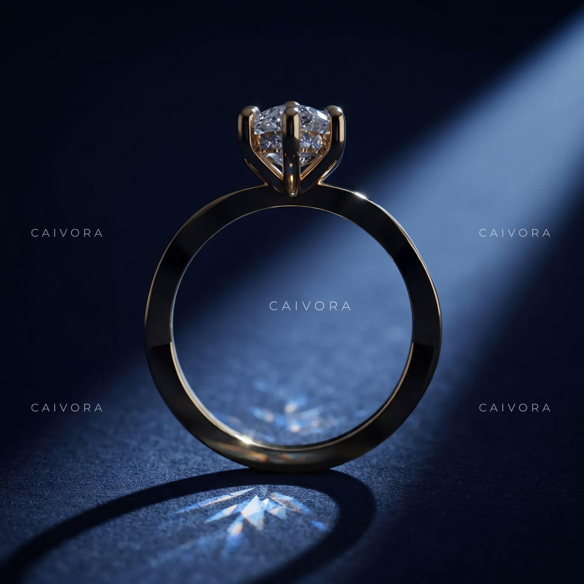 Timeless Elegance with a Marquise Cut Center Diamond