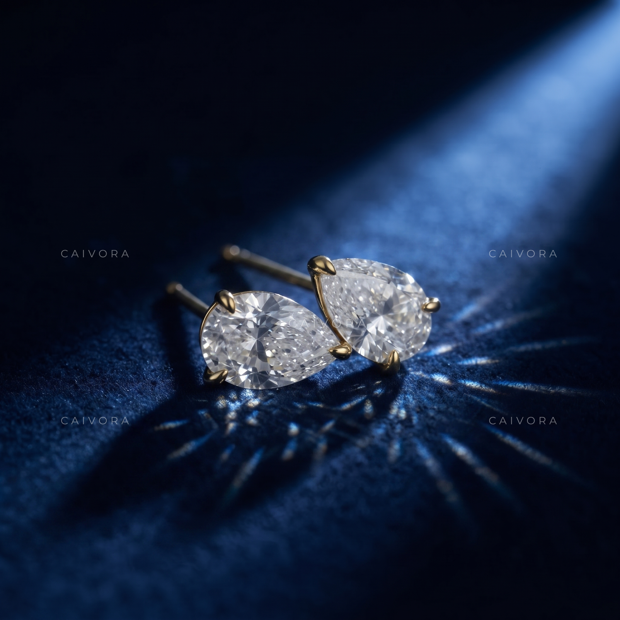 Graceful Teardrop Classic Contemporary Studs