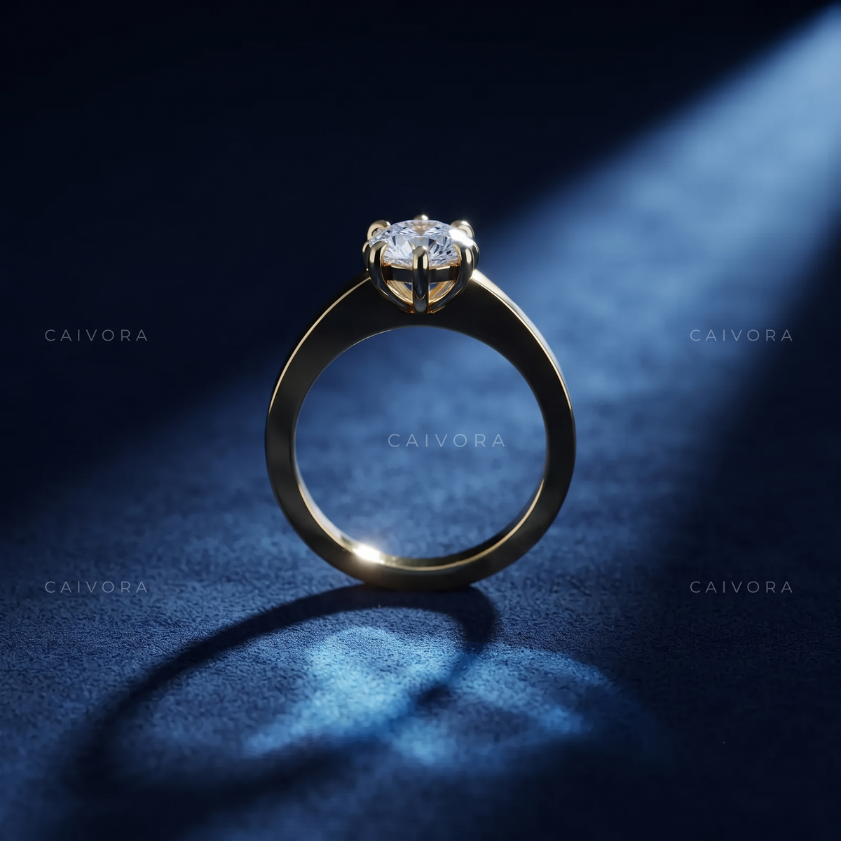 Pear Shaped Diamond Channel Setting Engagement Ring with Baguette Accents
