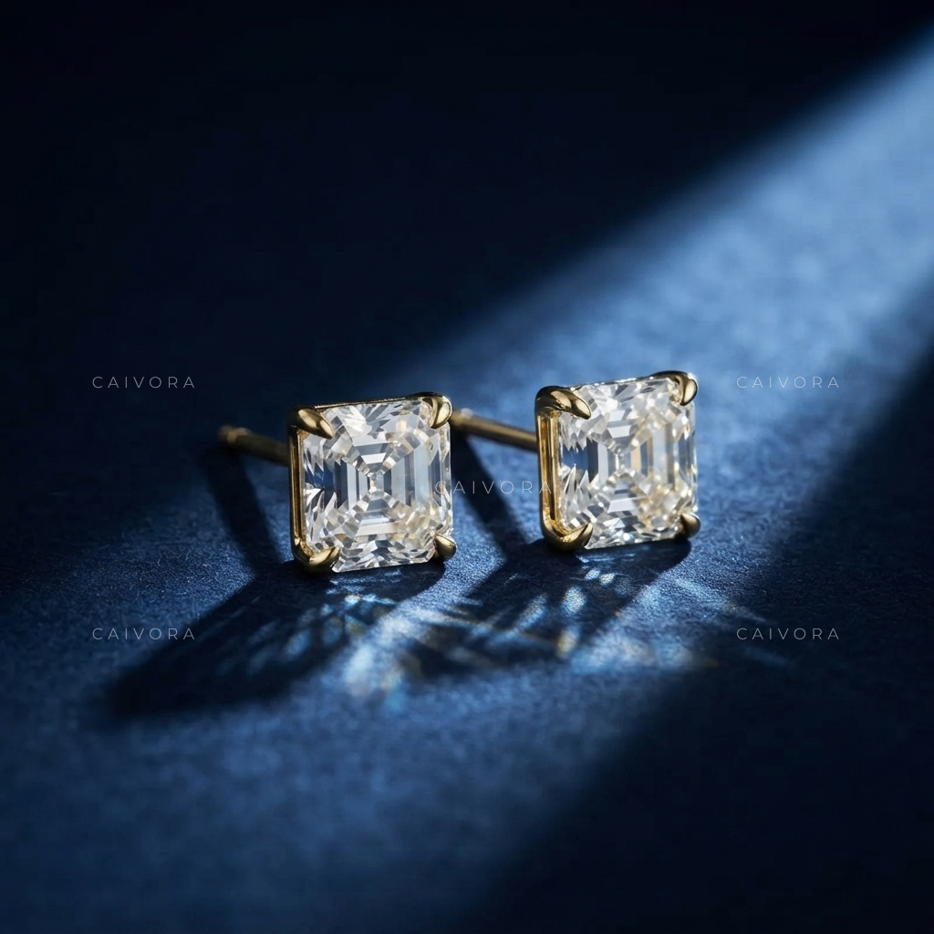 Concentric Facet Vintage-Modern Classic Earrings
