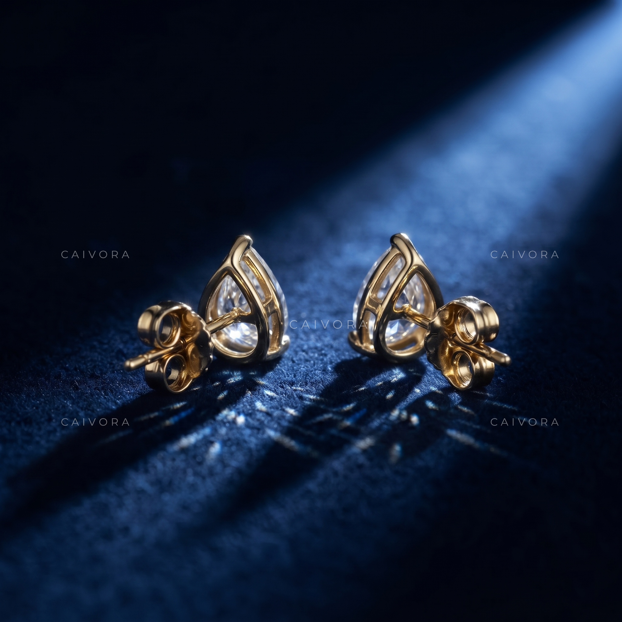 Graceful Teardrop Classic Contemporary Studs