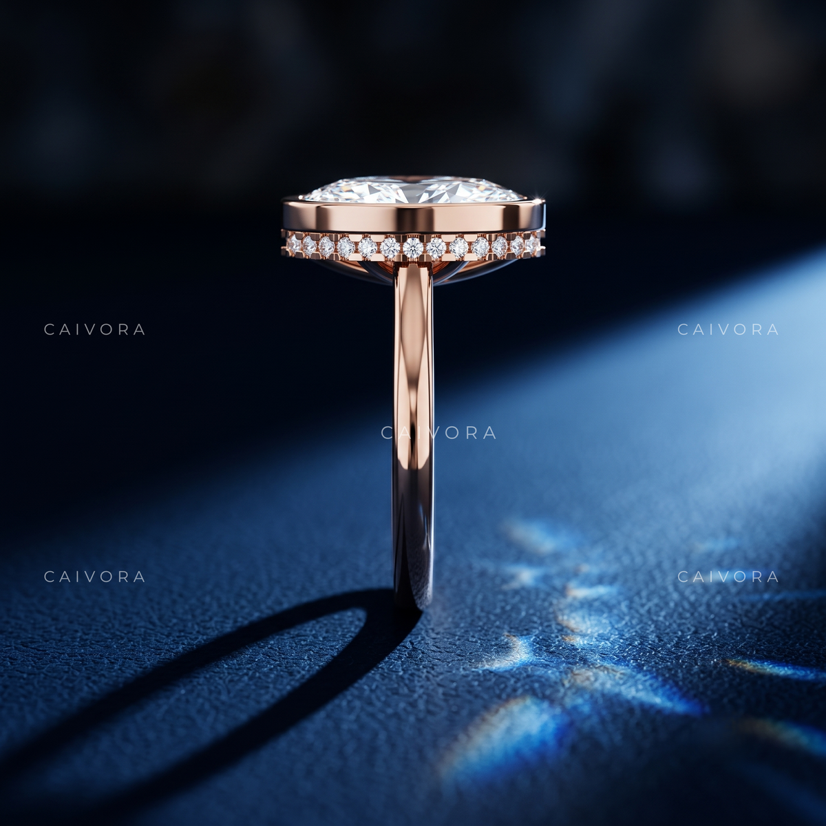Elongated Grace with a Marquise Cut Center